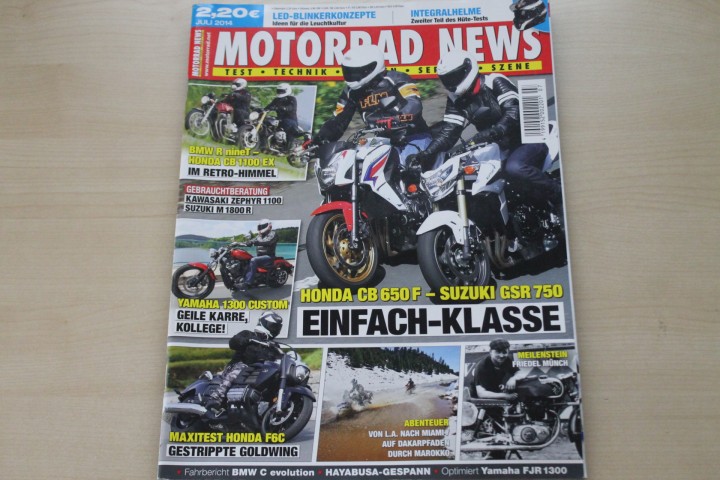 Deckblatt Motorrad News (07/2014)